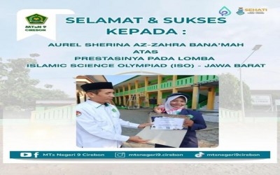 Aurel Sherina Bana’mah Raih Medali Perunggu pada Islamic Science Olympiad (ISO) Tingkat Jawa Barat