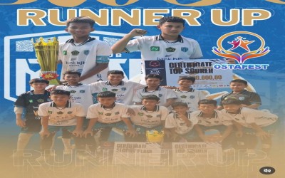 Tsaneglan FC MTsN 9 Cirebon Raih Juara 2 Turnamen Futsal Ostafes 2025