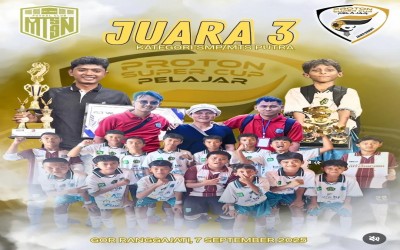 Tsaneglan FC MTsN 9 Cirebon Raih Juara 2 PROTON Supercup Pelajar Kabupaten Cirebon 2025